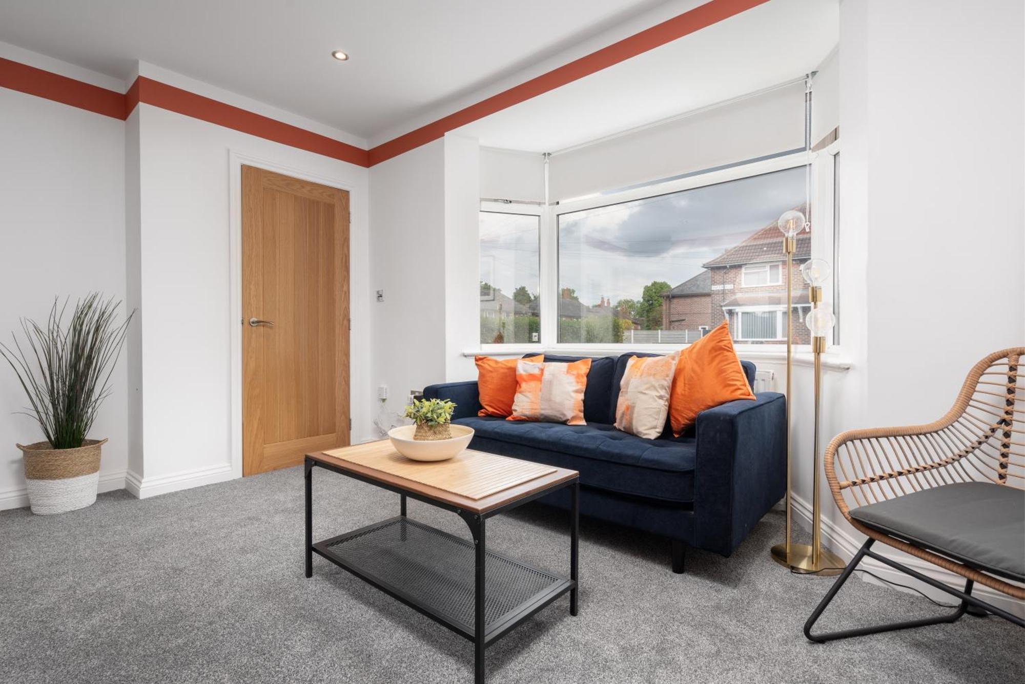 Villa Shawe House - 10 Minute Mcr Airport - Free Parking Wythenshawe Zimmer foto